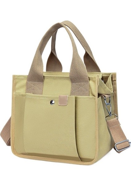 Yeni Kanvas Çanta Bento Küçük Çanta Tote Çanta El Taşıma Büyük Kapasiteli Tote Çanta (Yurt Dışından)