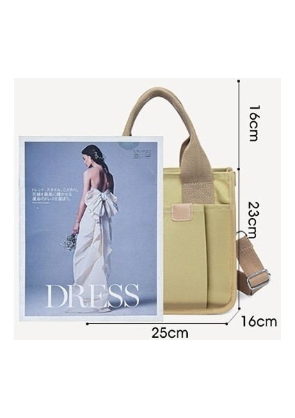 Yeni Kanvas Çanta Bento Küçük Çanta Tote Çanta El Taşıma Büyük Kapasiteli Tote Çanta (Yurt Dışından) fiyatları