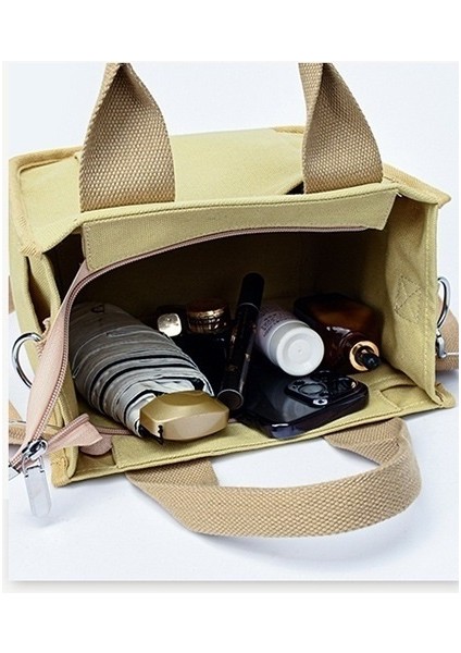 Yeni Kanvas Çanta Bento Küçük Çanta Tote Çanta El Taşıma Büyük Kapasiteli Tote Çanta (Yurt Dışından) modelleri