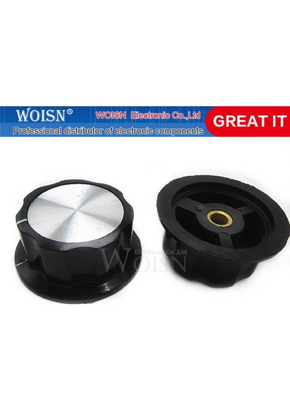 10 Adet MF-A04 Potansiyometre Düğmesi WH118/WX050 Bakalit Düğme/kapak Iç Delik 6mm (Yurt Dışından)