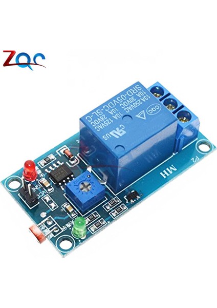 Dc 5V 12V Işık Fotoswitch Sensör Anahtarı Ldr Fotodirenç Röle Modülü Işık Algılama Işığa Duyarlı Sensör Kartı (Yurt Dışından)