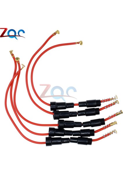 5pcs Ev Koruma Sıralı Sigorta Tutucu Bakır Tel Bileşenleri 5A 220V Sigorta Kutusu (Yurt Dışından)