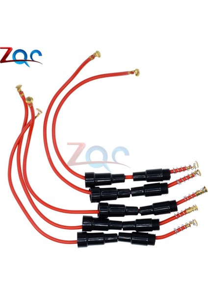 5pcs Ev Koruma Sıralı Sigorta Tutucu Bakır Tel Bileşenleri 5A 220V Sigorta Kutusu (Yurt Dışından)