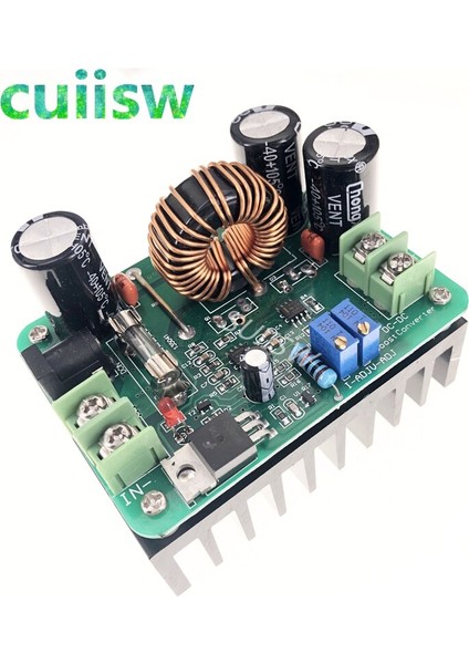 Dc/dc Boost Dönüştürücü 10-60V - 12-80V Yükseltilmiş Voltaj Regülatörü 600W Otomatik Besleme Trafosu Ayarlanabilir Çıkış Volt Kontrolü (Yurt Dışından)