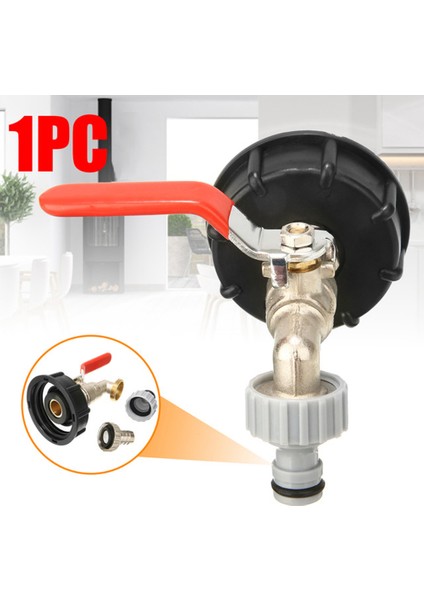 Ibc Tank Adaptörü S60X6 - Pirinç Musluk 1/2 (Yurt Dışından)