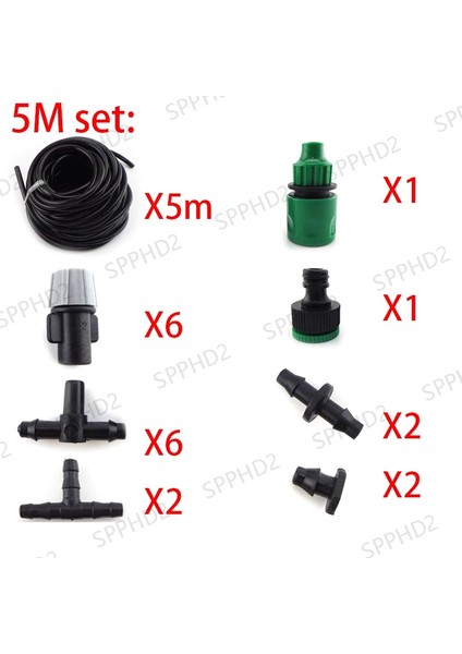 M Otomatik Sulama Sistemi 4/7mm Tüp Damla Sulama Sisleme Soğutma Suyu Boru Bağlantıları Sprey Phd2 (Yurt Dışından) indirimleri