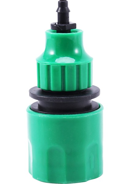 4x Bahçe Hortumu Boru Tek Yönlü Adaptör Musluk Bağlantısı Bağlantısı ve 50 Adet C-Şekilli Bahçe 4/7mm Damla Sulama Boru Braketi (Yurt Dışından)