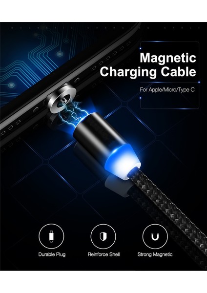 Adet Yuvarlak Manyetik Kablo Fişi Tip C Mikro USB C Fişler Hızlı Şarj Kablosu Adaptörü Telefon Mikro USB Tip-C Mıknatıs Şarj Cihazı Fişi (Yurt Dışından) fırsatları