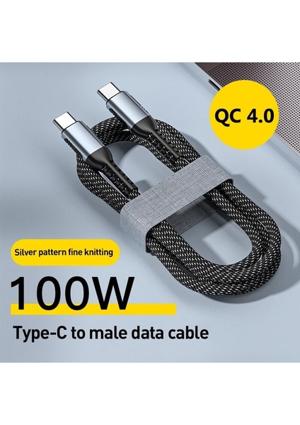 Elough 100W USB Tip C USB C Kablosu Hızlı Şarj Cihazı Cep Telefonları Şarj Usb-C Kablosu Tel Xiaomi Samsung Poco Macbook iPad (Yurt Dışından)