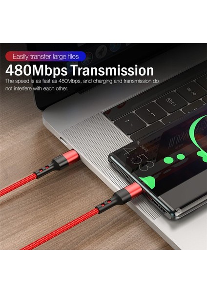 Elough 100W USB Tip C USB C Kablosu Hızlı Şarj Cihazı Cep Telefonları Şarj Usb-C Kablosu Tel Xiaomi Samsung Poco Macbook iPad (Yurt Dışından)