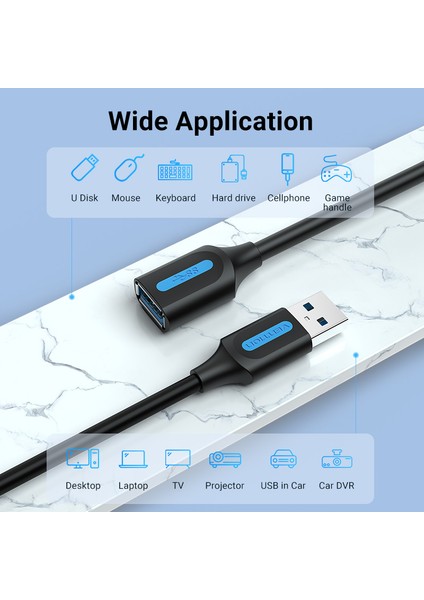 Havalandırmalı USB 3.0 Uzatma Kablosu Pc Tv Için USB 3.0 2.0 Veri Uzatma Kablosu SSD USB Kablosu (Yurt Dışından) fırsatları