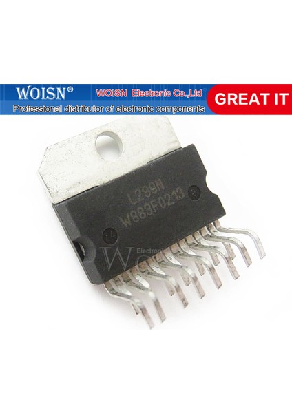 10 Adet L298N L298 Zıp-15 Step Motor Sürücü Çipi/köprü Sürücüsü - Dahili Anahtar (Yurt Dışından)