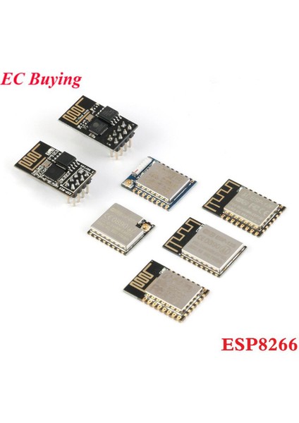 ESP8266 Esp-01 ESP-01S Esp-07 ESP-07S ESP-12S ESP-12E ESP-12F Qfn-32 Çip Seri Bağlantı Noktası Modülü Alıcı-Verici (Yurt Dışından)