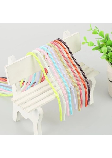 Renkli Spiral 1.4m USB Veri Kablosu Koruyucu-Evrensel Kulaklık Hattı Toz Geçirmez Kablo Sarıcı Kulaklık Tel Koruma Kapağı (Yurt Dışından) modelleri