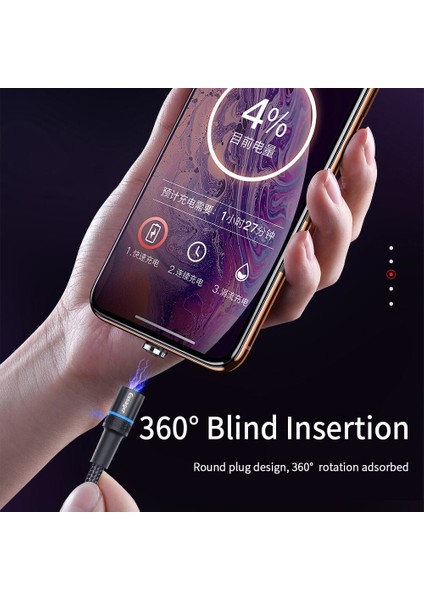 Essager 3 In 1 Manyetik Mikro USB Kablosu iPhone Samsung Xiaomi Için 3in1 Çok Mıknatıslı Şarj Cihazı Hızlı Şarj USB Tipi C Kablo Kordonu (Yurt Dışından) modelleri