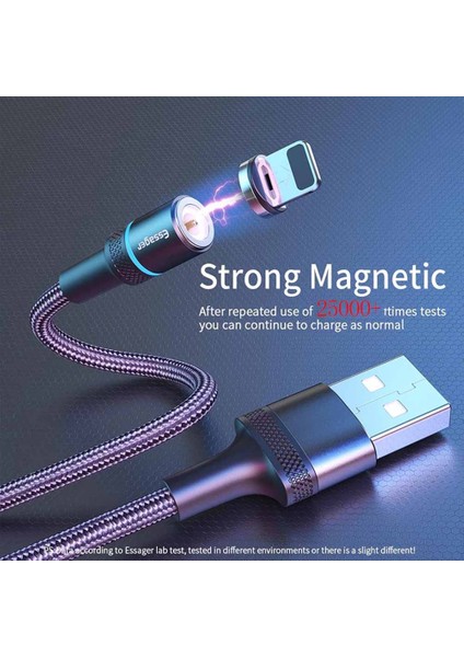 Essager Manyetik USB Kablosu Hızlı Şarj Tipi C Kablo Mıknatıslı Şarj Cihazı Veri Şarjı Mikro USB Kablosu Cep Telefonu Kablosu USB Kablosu (Yurt Dışından) modelleri