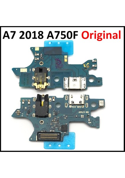 Orijinal Yeni USB Şarj Portu Konektörü Flex Kablo Samsung A7 2018 A750F Için Mic Mikrofon ile Yedek Parçalar (Yurt Dışından) modelleri