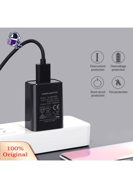 Grebest Duvar Şarj Cihazı Hızlı Hızlı Akıllı Telefon Duvar Şarj Cihazı Fiş Adaptörü (Yurt Dışından)