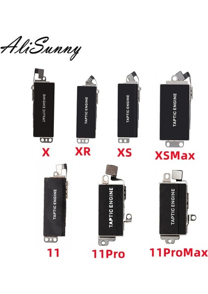 Alisunny 1 Adet Titreşim iPhone 7 8 Artı x Xs Xr 11 12 Pro Max Sessiz Motor Modülü Flex Kablo Yedek Parçaları (Yurt Dışından)