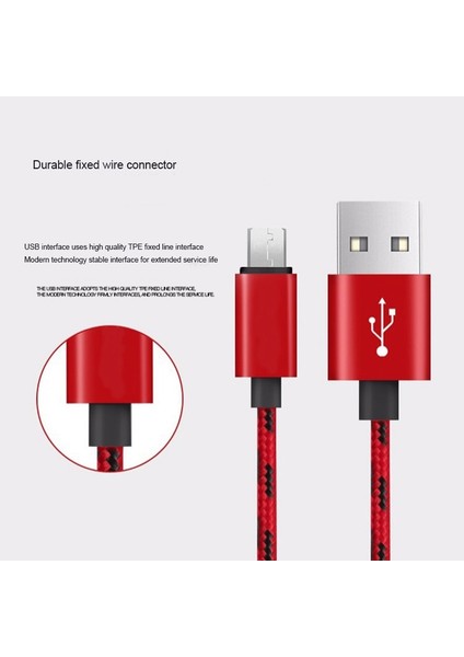 0.2 M 1 M 2 M 3 M Mikro USB Kablosu Hızlı Şarj Data Sync USB Şarj Aleti Kablosu Kablosu Samsung S6 Xiaomi Tabletler Cep Telefonu Kabloları (Yurt Dışından)