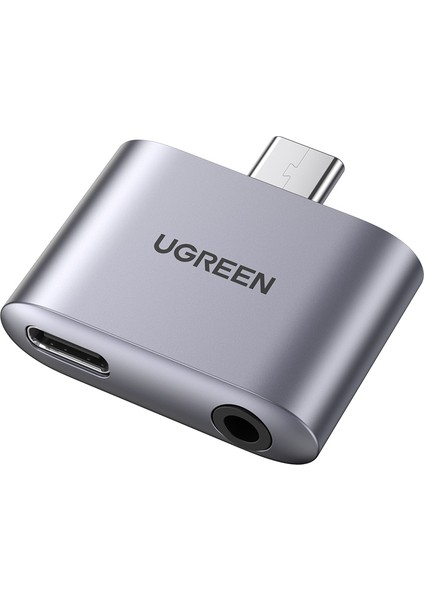 Ugreen USB C - Aux Kablo Adaptörü Tip C 3.5mm Aux Kulaklık Dönüştürücü Dac Çip Pd Qc Şarj iPad Pro 2020,2018, Huawei P20 Pro Samsung S20 Fe, S20, S20 +, S20 (Yurt Dışından)