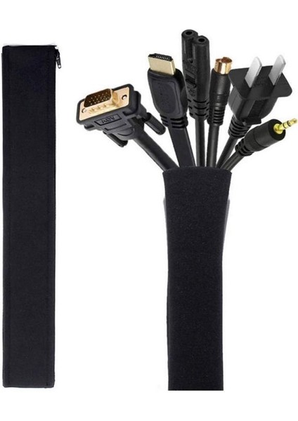 Kablo Yönetimi Kol Kabloları Organizatör Tel Gizleyici Koruyucu Ofis/bilgisayar/ev Için Esnek Kablo Kılıfı Sarma Kapağı (Yurt Dışından) modelleri