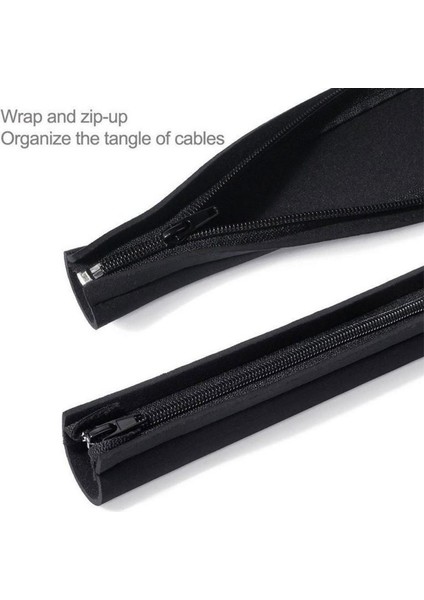 Kablo Yönetimi Kol Kabloları Organizatör Tel Gizleyici Koruyucu Ofis/bilgisayar/ev Için Esnek Kablo Kılıfı Sarma Kapağı (Yurt Dışından) fırsatları