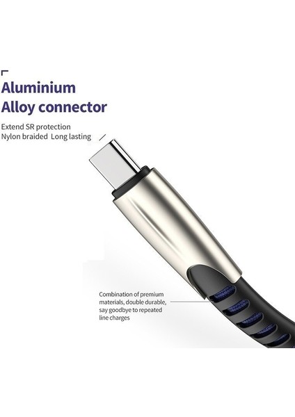 5.0A Tip-C Hızlı Şarj Veri Senkronizasyonu Mikro USB Kablosu iPhone 8 7 Artı x Xs Huawei Onur 8A 7c 7A Pro 20 Pro 10I 8 9 10 Lite Kablosu (Yurt Dışından)