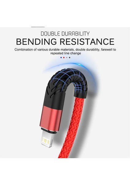 USB Kablosu Şarj Cihazı iPhone 13 12 11 Pro Xs Max x Xr 8 7 6 6s Artı 5 Se 2 iPad 3A Hızlı Şarj Kablosu Telefon Veri Uzun Tel 2m 3m (Yurt Dışından) modelleri