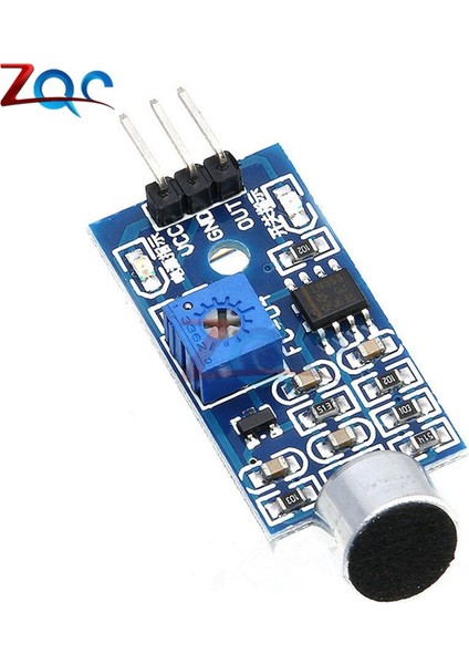 Mikrofon Sensörü Avr Pıc Yüksek Hassasiyetli Ses Algılama Modülü LM393 Arduino Için Çift Diferansiyel Karşılaştırıcı Çıkışı (Yurt Dışından)