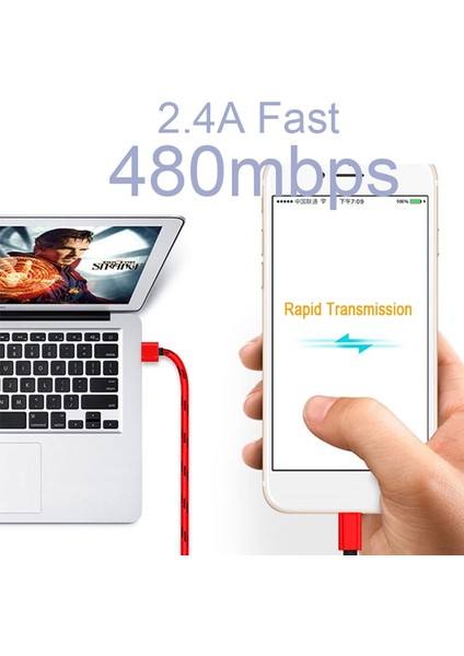 Mikro USB Kablosu Hızlı Şarj Redmi 7 7A Not 4 5 Cep Telefonu Samsung S6 S7 Mikro USB Kablosu Mikro USB Kablosu 1 M 2 M 3 M (Yurt Dışından)