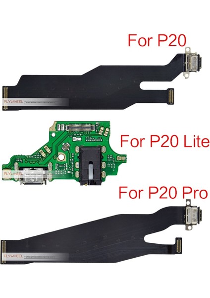 Adet Huawei P20 Lite P20 Pro USB Girişli Şarj Cihazı Şarj Kartı Dock Fiş Konnektörü Flex Kablo Yedek Parçaları (Yurt Dışından)