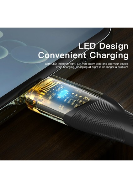 Essager 7A 100W USB A Tipi C Hızlı Şarj Kablosu LED Gösterge Işığı ile Veri Kablosu Kablosu Huawei Oppo Oneplus Realme Için (Yurt Dışından) fiyatları