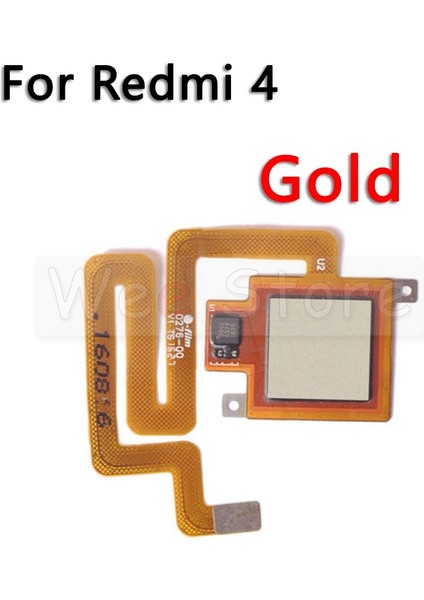 Düğme Geri Dokunmatik Kımlık Tarayıcı Parmak Izi Sensörü Flex Kablo Xiaomi Redmi Not 4 4x Pro Prime Plus Küresel Telefon Parçaları (Yurt Dışından)