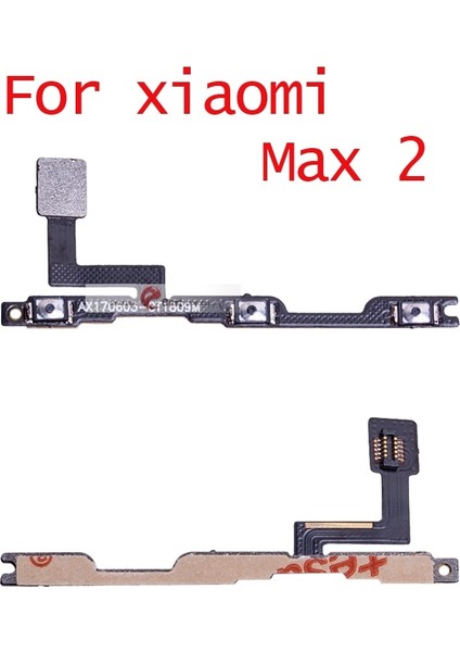 Adet Yeni Güç Açma/kapama Tuşu Ses Yan Düğme Flex Kablo Xiaomi Max Mi Max 2 Max 3 Onarım Parçaları (Yurt Dışından)