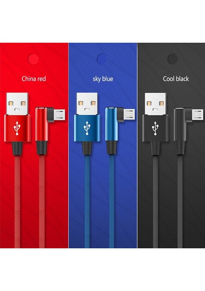 Mikro USB Kablosu Hızlı USB Şarj Kablosu 2A Mikro USB Veri Kablosu Xiaomi Samsung S7 S6 Not Cep Telefonu Mikro USB Kablosu Tel (Yurt Dışından)