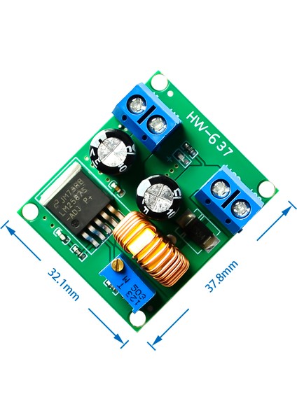 LM2587 Dc-Dc Güç Modülleri LM2577 (Tepe 5A) Dc Yükseltici Dönüştürücü Modülü Üzerinden Yükseltme Modülü (Yurt Dışından)