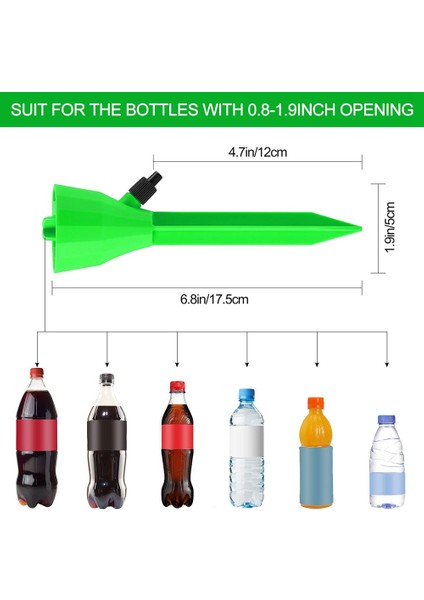 Tahliye Kontrol Vanası ile 12PCS Kendinden Bitki Sulama Spike Sistemi (Yurt Dışından) fiyatları