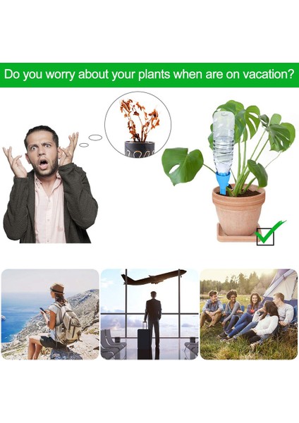 Tahliye Kontrol Vanası ile 12PCS Kendinden Bitki Sulama Spike Sistemi (Yurt Dışından) indirimleri