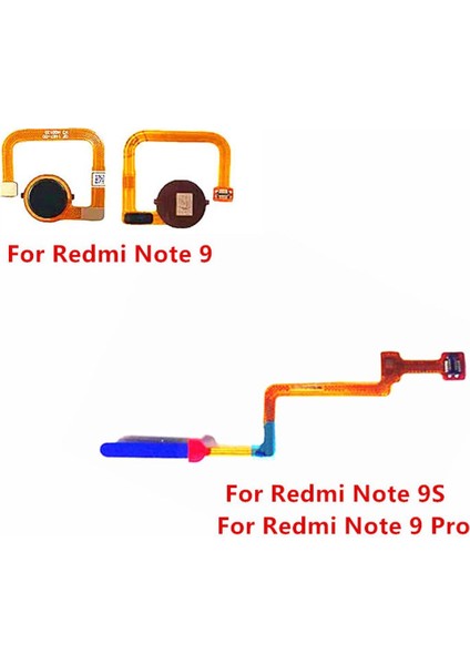 Parmak Izi Dokunmatik Kimlik Sensörü Tarayıcı Ana Sayfa Dönüş Tuşu Menü Düğmesi Şerit Flex Kablo Redmi Not 9s 9 Pro (Yurt Dışından)
