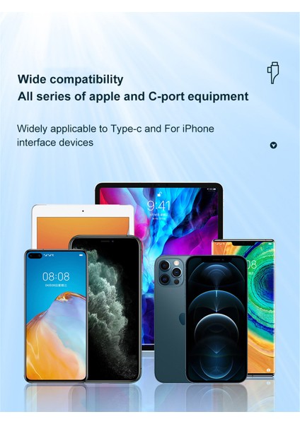 In 1usb C'den USB Tip C'ye Yıldırım Kablosu Pd 65W 20W Hızlı Şarj Şarj Kablosu IPhone Huawei Samsung Mi Redmi Kablosu (Yurt Dışından)