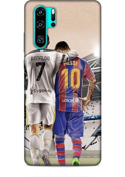 Huawei P30 Pro Kevlar Futbolcular 9 Ronaldo Messi Uv Kılıf