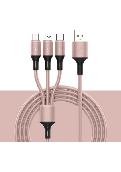 Veri Kablosu Kararlı Çıkış 8 Pinli Mikro USB Tip-C Telefon Dizüstü Bilgisayar Veri Kablosu (Yurt Dışından)