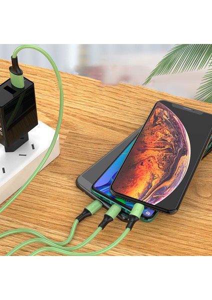Veri Kablosu Kararlı Çıkış 8 Pinli Mikro USB Tip-C Telefon Dizüstü Bilgisayar Veri Kablosu (Yurt Dışından)