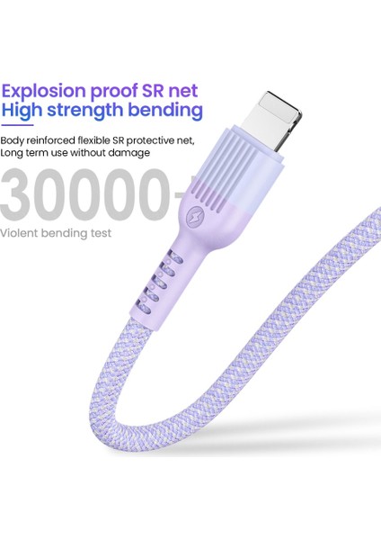 2.4A USB Şarj Kablosu iPhone 14 13 12 11 Pro Max Xs 6s 7 8 Artı Kökenli Cep Telefonu Kablosu Şarj Kablosu Veri Kablosu 1.2/2m (Yurt Dışından) indirimleri