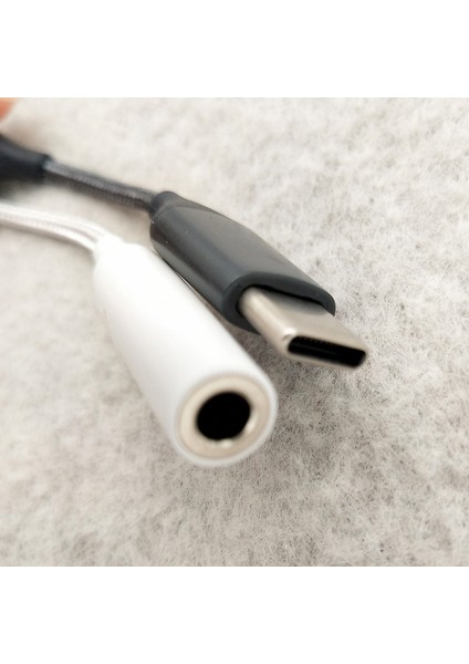 Tip C 3.5 Jack Kulaklık Ses Aux Kablosu Usb'den 3.5mm Kulaklık Adaptörüne Güneş Işığı Süper Mağaza (Yurt Dışından)