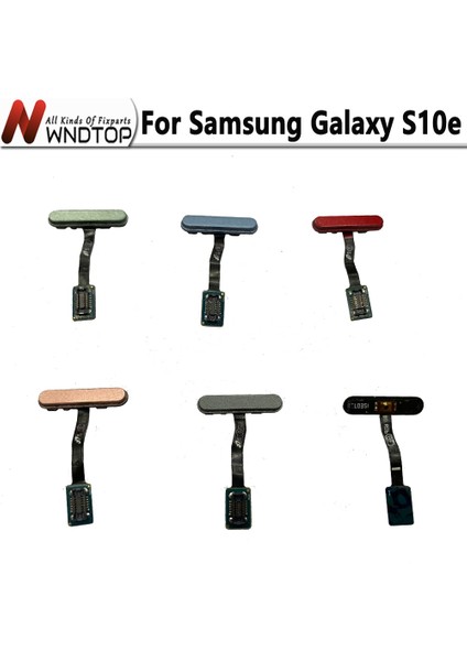 Samsung Galaxy S10E Parmak Izi Sensörü Düğmesi Dokunmatik Kımlık Tarayıcı Anahtar Flex Kablo Şerit Samsung S10E Ana Düğme (Yurt Dışından)