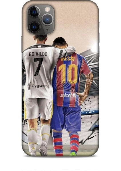 Apple iPhone 11 Pro Max Luna Futbolcular 9 Ronaldo Messi Uv Kılıf