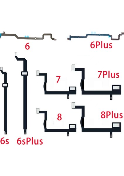 Ev Butoon ve Ev Dokunmatik Kimlik Dönüş Parmak Izi Düğmesi Anakart Bağlantı Konektörü Flex Kablo iPhone 6 6 S 7 8 Artı (Yurt Dışından)