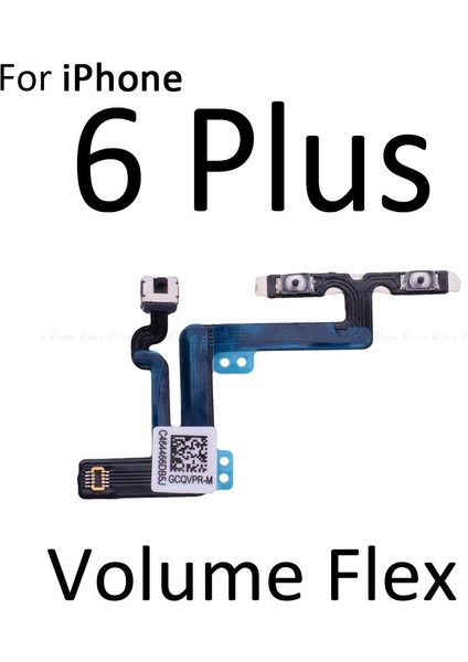 Güç Açma Kapama Düğmesi Ses Anahtarı Anahtar Kontrol Flex Kablo Şerit iPhone 6 6s Artı 4 4s 5 5s 5c Onarım Bölümü (Yurt Dışından)